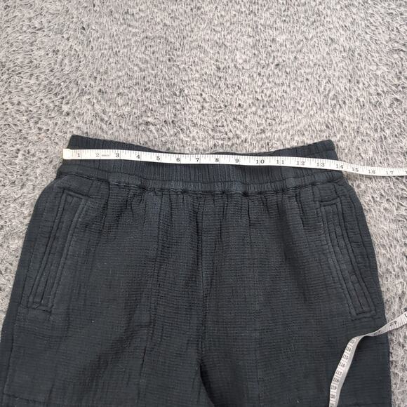 Madewell Pants Women Small Black Classiccore Preppy Minimalist Crop Leg Pull On - Picture 6 of 10